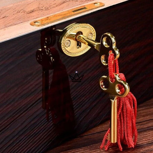 Cave à cigare - Edition FIFTY LUXE avec clé bois