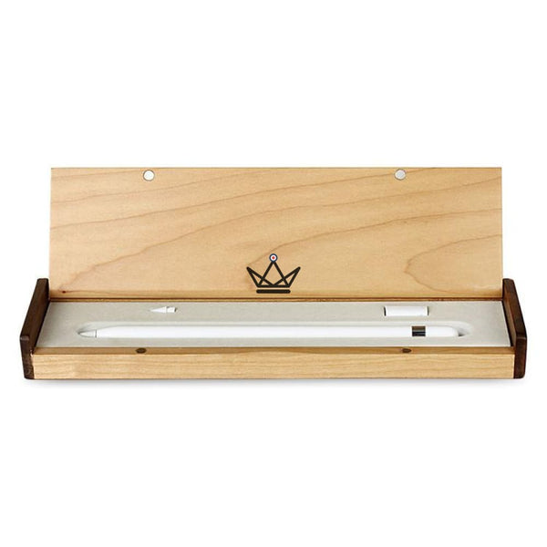 Boîte en bois avec support intégré pour Apple Pencil - Atelier Atypique