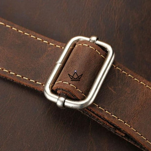 Sacoche en cuir vintage - WINSTON - Atelier Atypique