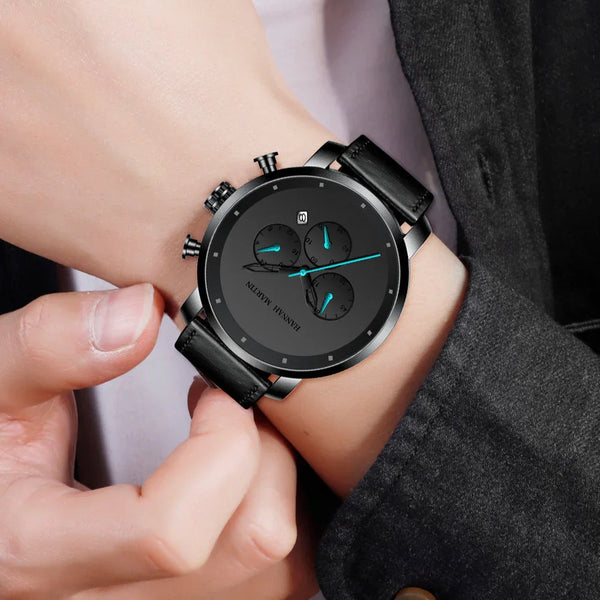 Montre La Jupiter - Black - Atelier Atypique