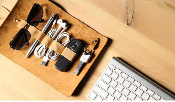 Pochette en cuir - GLASGOW - Atelier Atypique