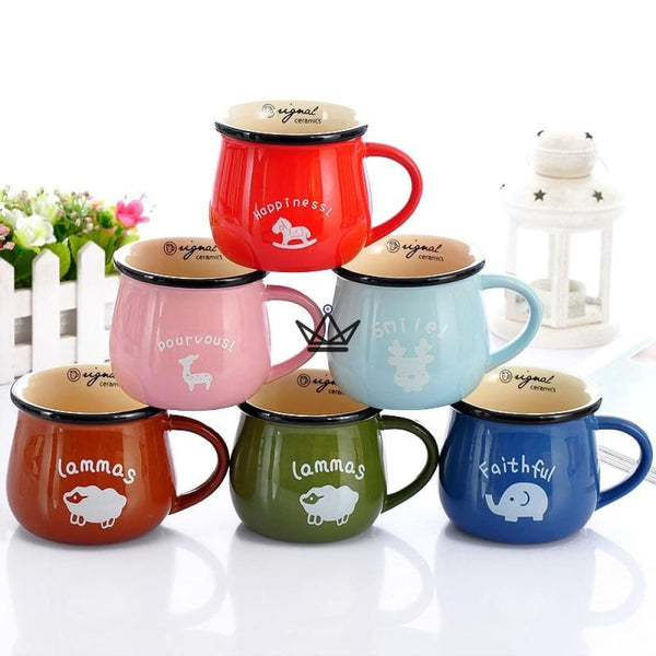 Mug vintage en céramique - RIGNAL - Atelier Atypique