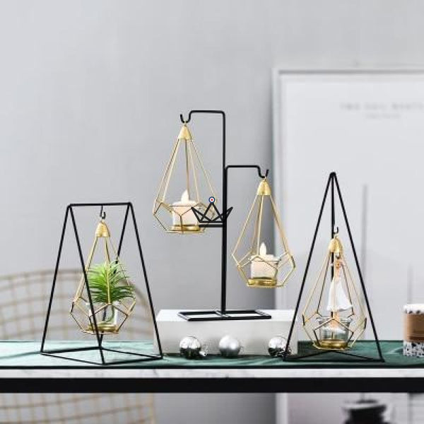 Bougeoir en suspension - GEOTRIK - Atelier Atypique