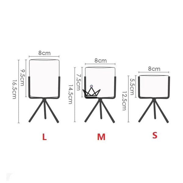 Ensemble de 3 vases en céramique - NORDIK - Atelier Atypique