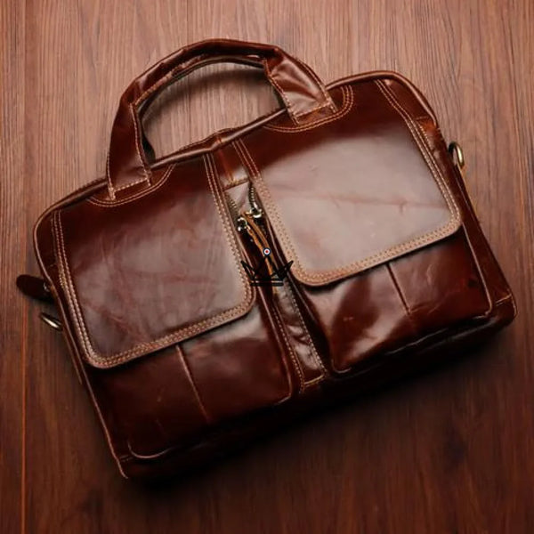 Sacoche en cuir vintage - Le NINO - Atelier Atypique