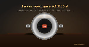 Le coupe-cigare KUKLOS : l'art de la coupe réinventé dans un objet circulaire d'exception