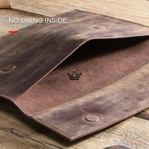Personalisierbare iPad-Laptoptasche 13" aus Leder — Voyageur PLI – 7/13