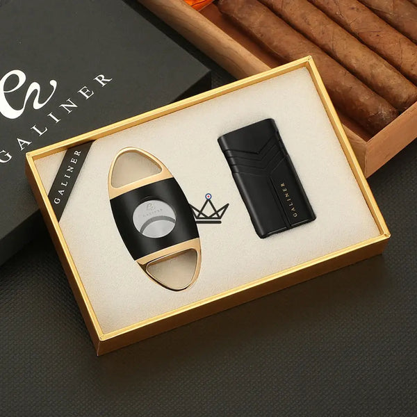 Coffret Briquet et Coupe-Cigare - INFERNO