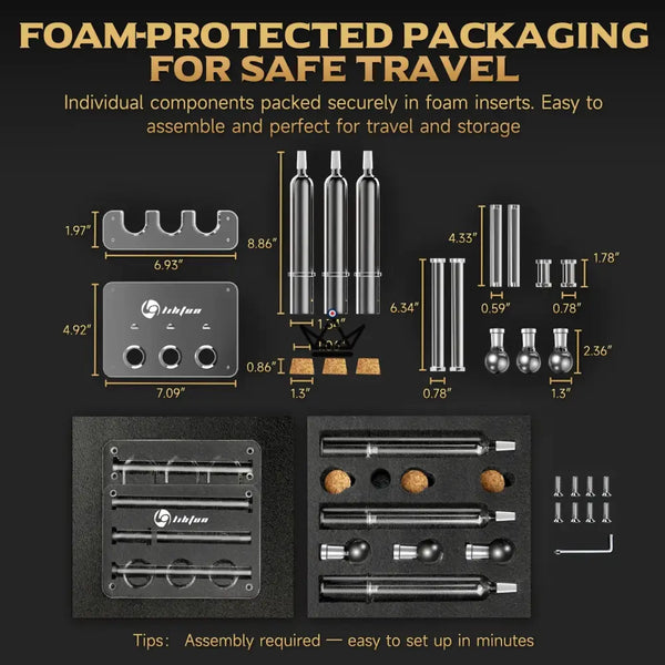 Infuseur à cigare 3 tubes - Infusio Alchimía - [] - Infuseur cigare - Cadeau, Noël, Anniversaire, Original, Fête des pères, fête des mères - Atelier Atypique