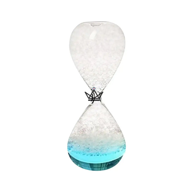 Glas-Blasen-Sanduhr, farbige Flüssigkeit 8 × 20 cm - NIMBUS