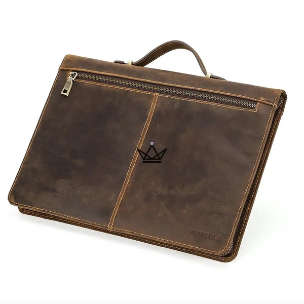 Personalisierbare Macbook-Hülle aus Leder 13"-16" - Voyageur CODEX