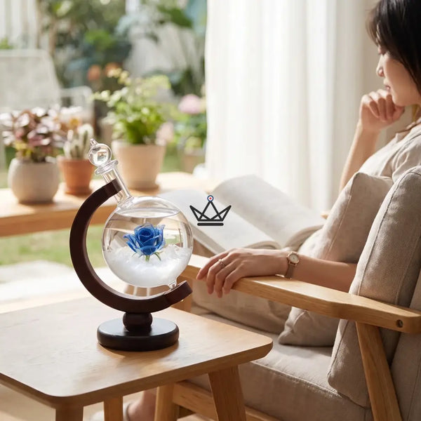 Sturmglas-Barometer Glaskugel - AURORE