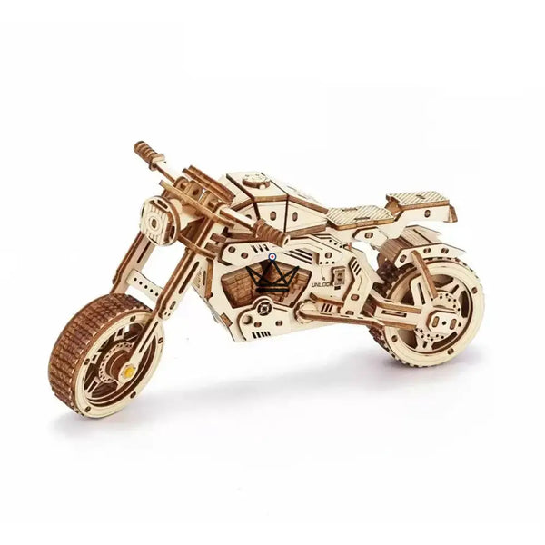3D-Holzpuzzle Motorrad-Trail-Modellbausatz - MISTRAL