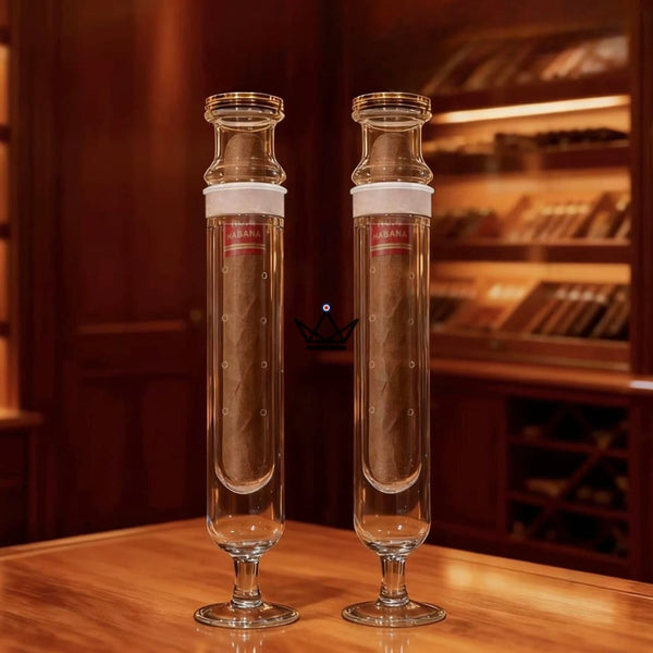 Vertical glass cigar infuser - Infusio Flûtae