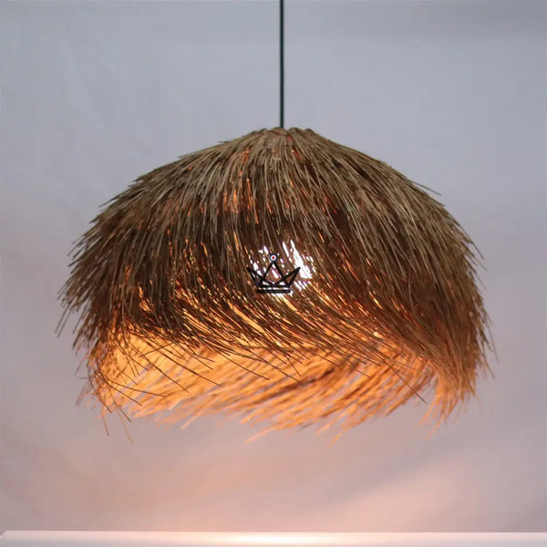 Hängelampe NIDO — Trockenrohr, Boho-Kuppel