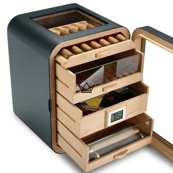 Zigarrenhumidor EAMES Edition — 110 Zigarren, Zeder, Hygrometer | Klassisch & Visionär
