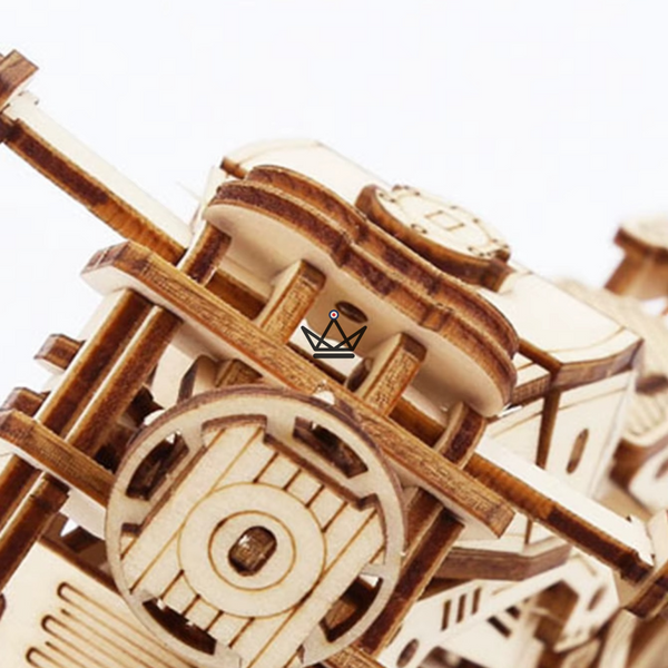 3D-Holzpuzzle Motorrad-Trail-Modellbausatz - MISTRAL