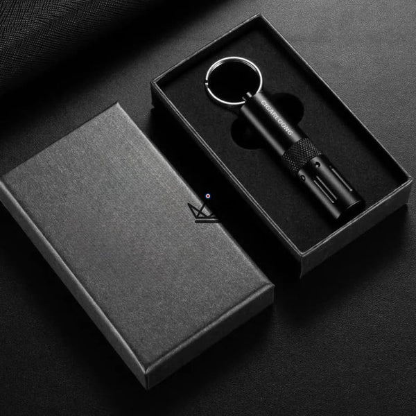 Zigarrenbohrer 2-in-1 CAPONE — Edelstahl, 6 Farben | Geschenkbox
