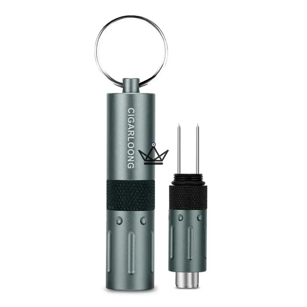 Zigarrenbohrer 2-in-1 CAPONE — Edelstahl, 6 Farben | Geschenkbox