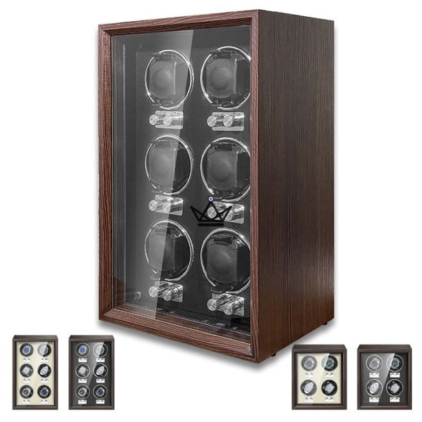 Uhrenbeweger für Automatikuhren 4 bis 6 Slots - Ebony Luxe