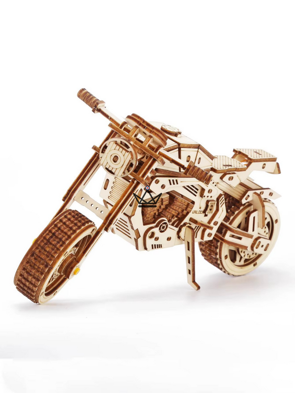 3D-Holzpuzzle Motorrad-Trail-Modellbausatz - MISTRAL