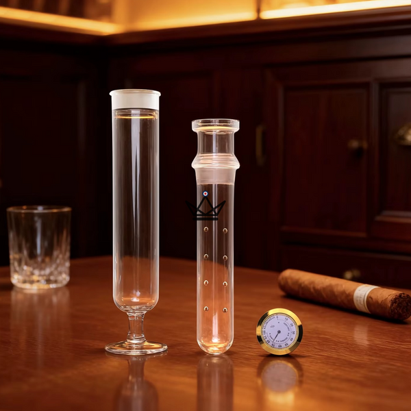 Vertical glass cigar infuser - Infusio Flûtae