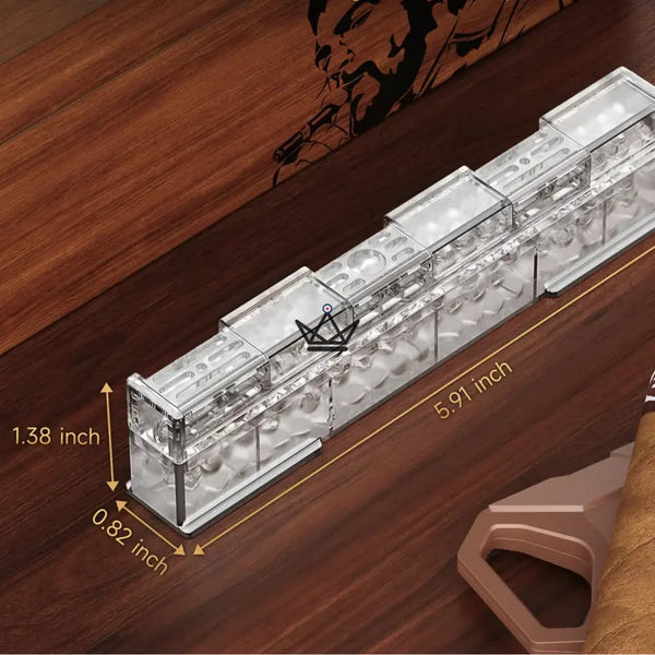 Zigarrenbefeuchter – Linear Crystal Duo (2er-Set)