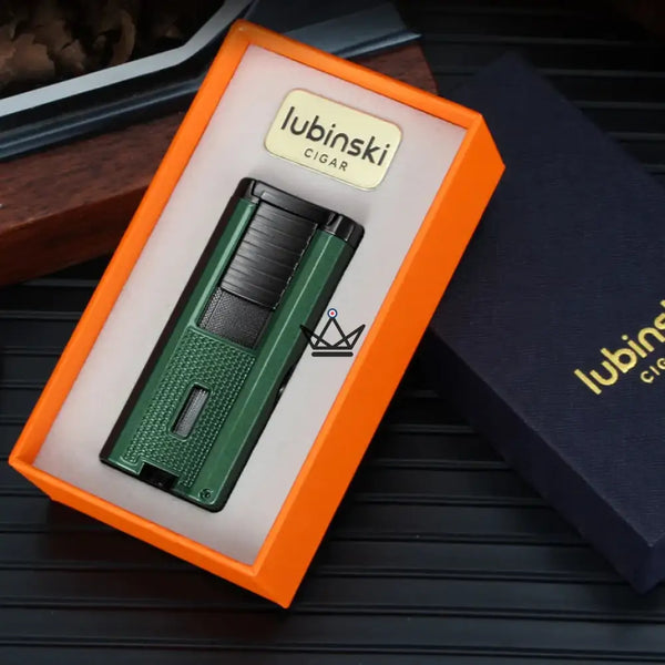 Deluxe Torch Lighter &amp; Cigar Cutter Pack - Praetor King