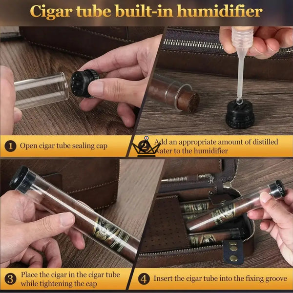 Cave à cigare de voyage et accessoires - Magyars Crystal