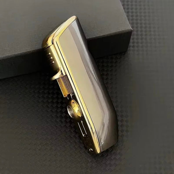 Briquet Chalumeau COHIBA - 3 Torches HOUDINI cigare argent